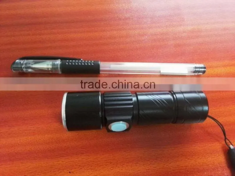 New products 3 modes LED rechargeable mini torch light