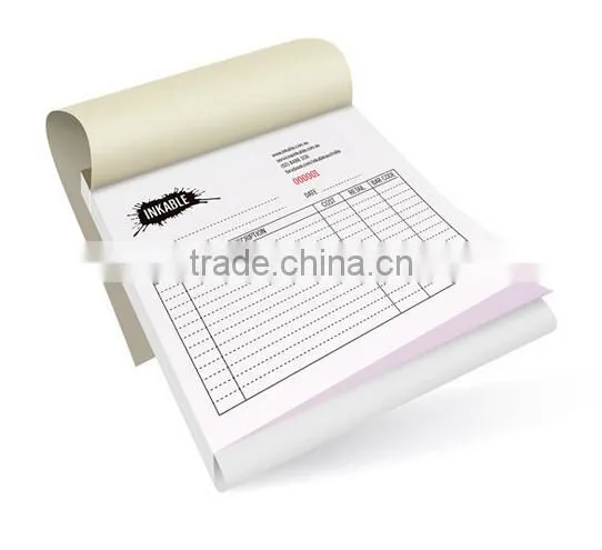 Carbonless paper printing duplicate invoice books invoice book