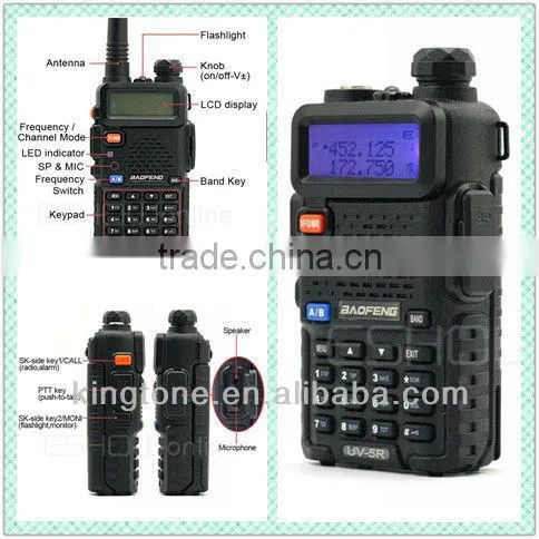 baofeng vhf uhf baofeng uv-5r Dual Band Ham Radio 5W two way radios