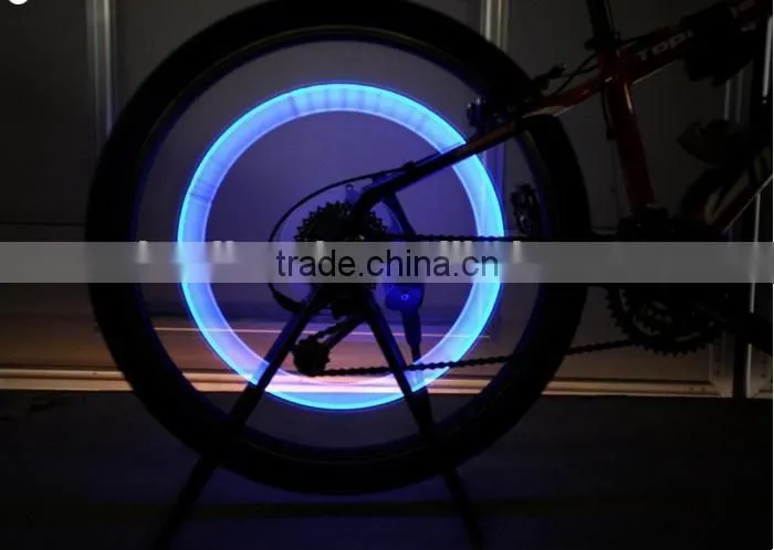 2 PCS colorful LED Flash Tyre Wheel Valve Cap Light for Car Bike bicycle Motorbicycle Wheel Light Tire Light