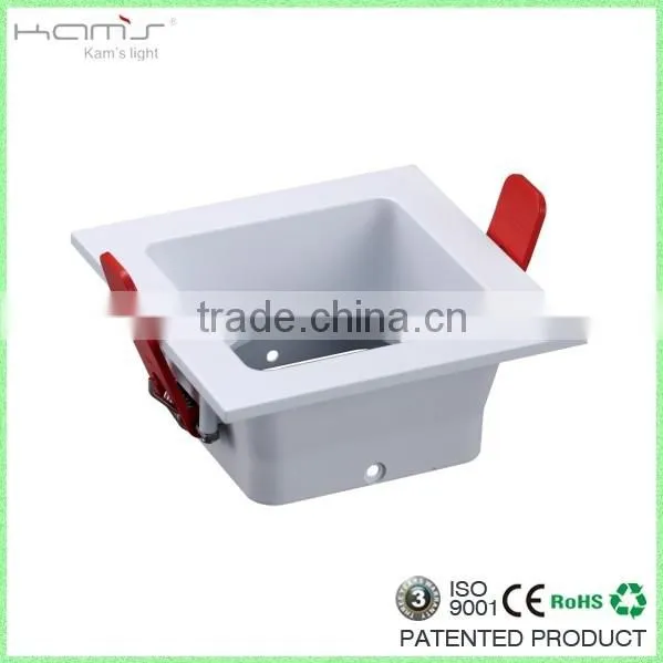 5 years warranty COB 20w led square fixed and adjustable downlight with dimmable driver