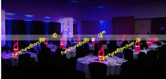 shanghai event rental wedding banquet acrylic LED lighted table decorative centerpiece