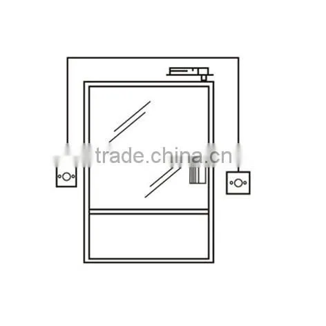 Special design Stainless steel electric exit switch ( button) ES317 NONC