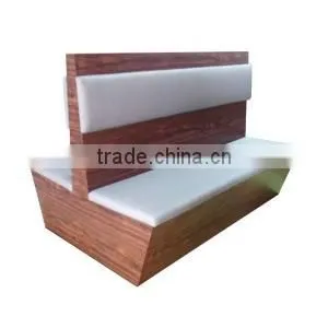 Wooden restaurant sofa booth classic sofa YK70105