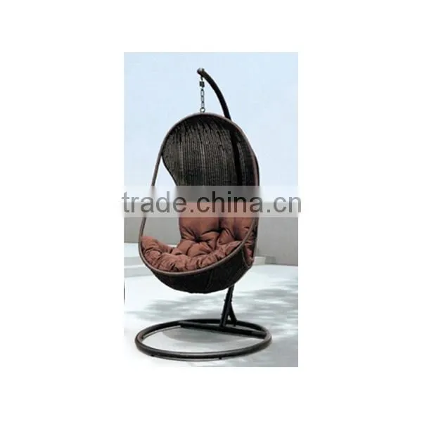 resin SGS hanging wicker basket chair