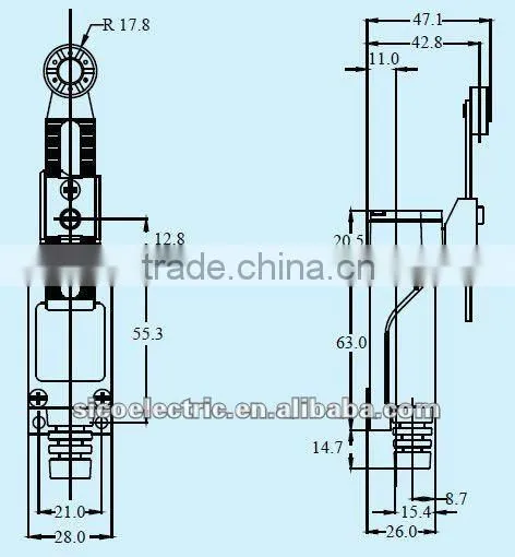 SC8108 limit switch