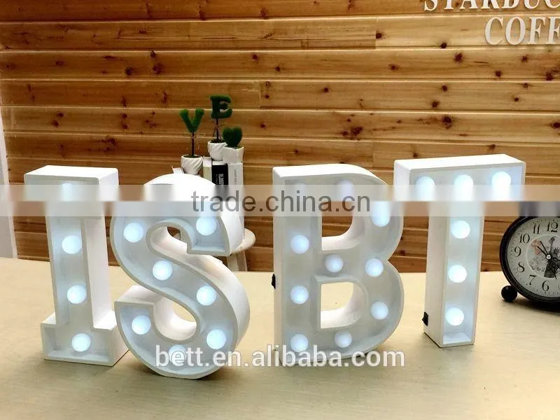 direct manufacture of channel letter light vintage sign wedding light