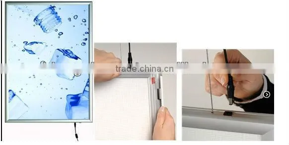 slim frame aluminium, Aluminium snapper frame,slim light box