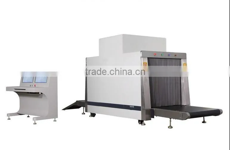 SF100100 airport public place X Ray luggage detector With Tunnel Size of 1000mm x 1000mm