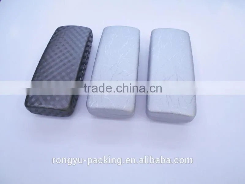 hard shell aluminum reading PU leather glasses case
