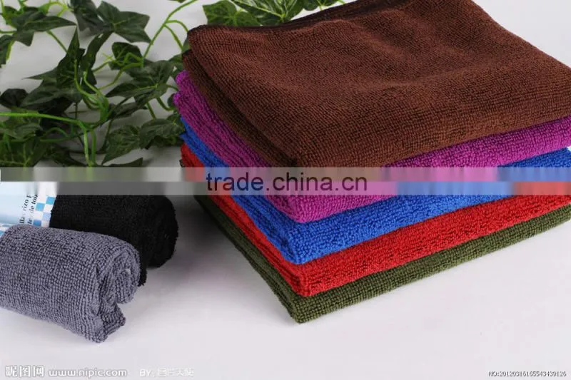 Microfiber brushed polyester fabric, Car wash cloth, microfiber Car towel