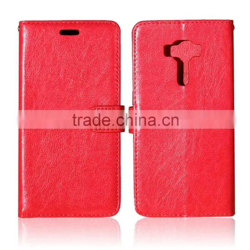 Cell Phone PU Leather Flip Card-slot Case for ASUS ZenFone ZD552KL