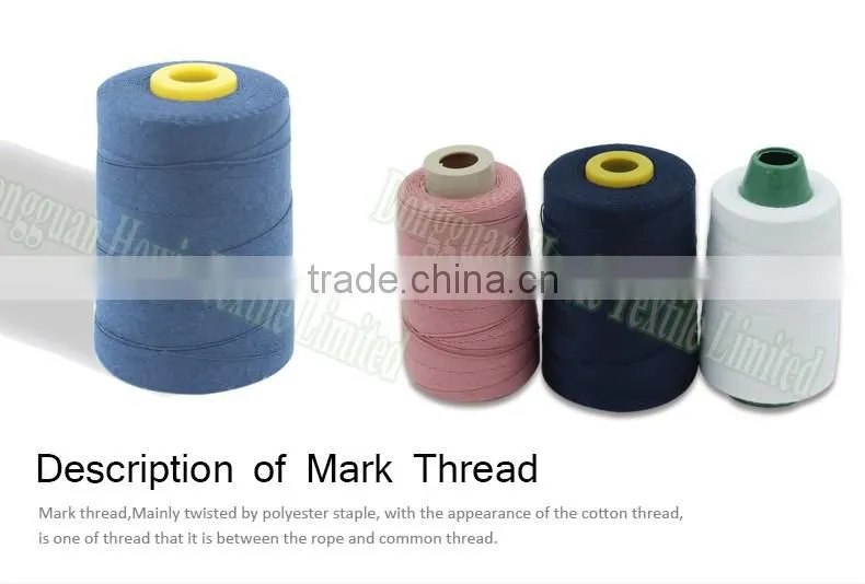 Mark thread for overlock&blind-stitching thread string