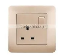 1 gang switch british standard UK socket