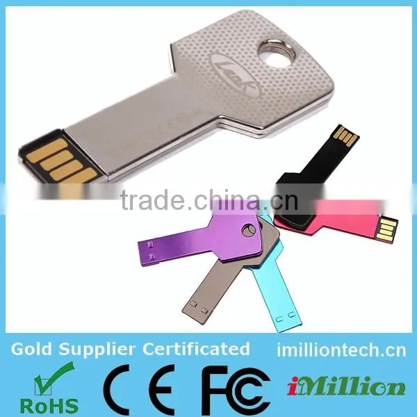 china manufacturer silver key label usb flash drive with free samples