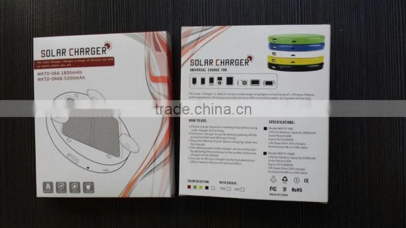 solar power bank charger SAMSUNG battery cell 8000mah