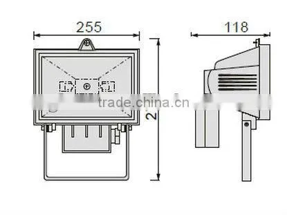 outdoor advertising floodlight 1000w GLT-H105