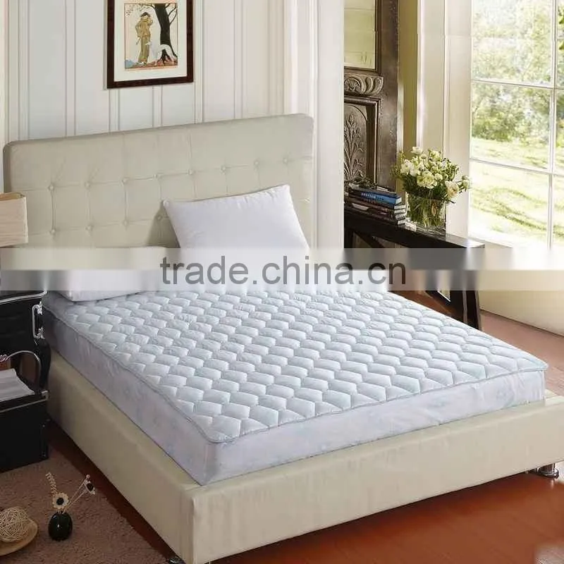 Waterproof Quilted Soft Felt Anti-slip Washable Microfiber Mattress Pad
