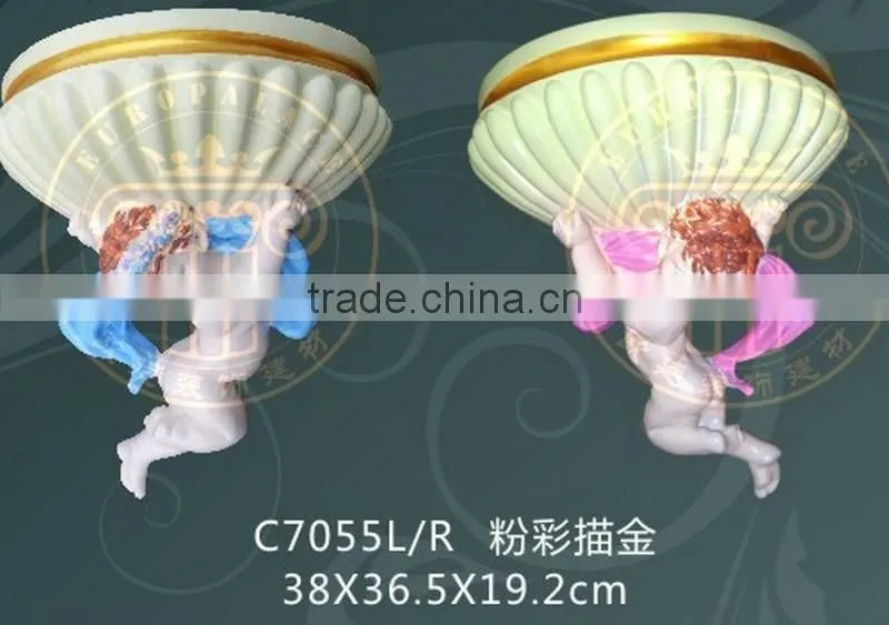 Traditional Decorative PU foam corbels angel shaped