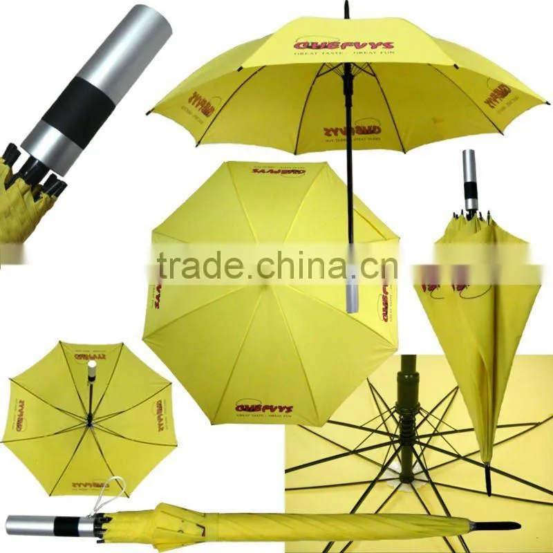 pink combination straight bow print automatic golf umbrella