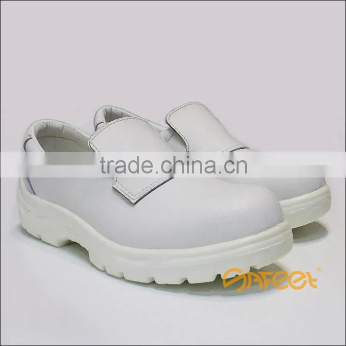 White food industry oil and slip resistant kitchen boots and comfortable medical shoes and cold storage safety boots (SA-6109)