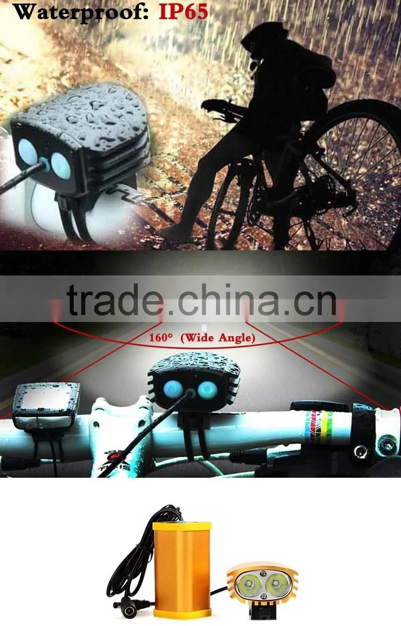 OWL Design 2 x Cree XM-L T6 LED bicycle accessories led mountain bike lights
