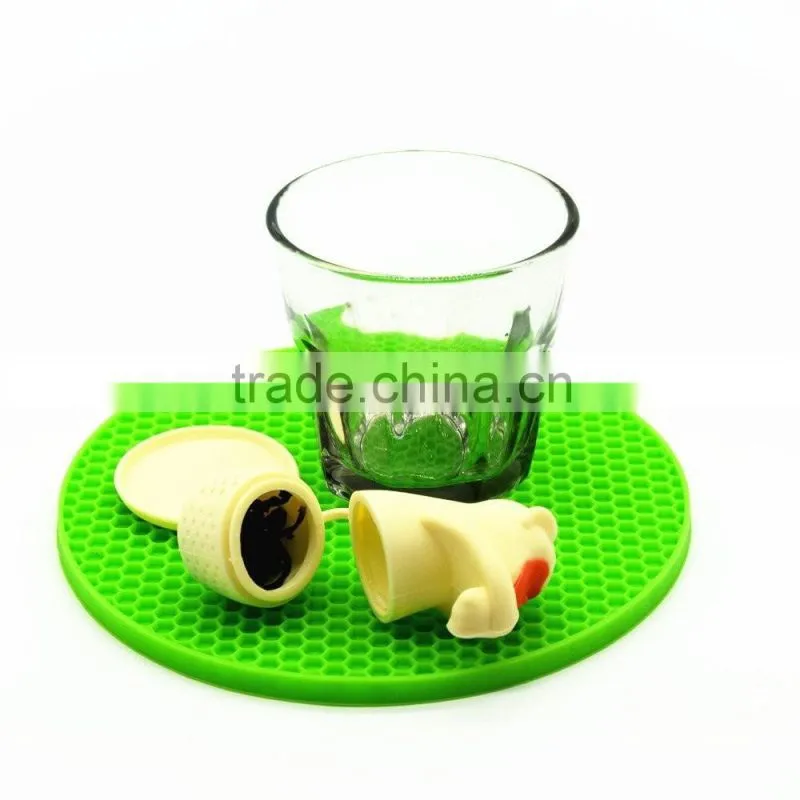 Wholesale NEW BPA free FDA approved food grade monkey unique silicone loose tea leaf infuser