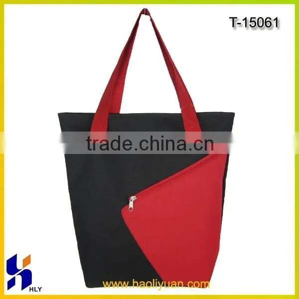 Hot Sale Customized Recyclable Polyester Tote Shopping Bag with Handles