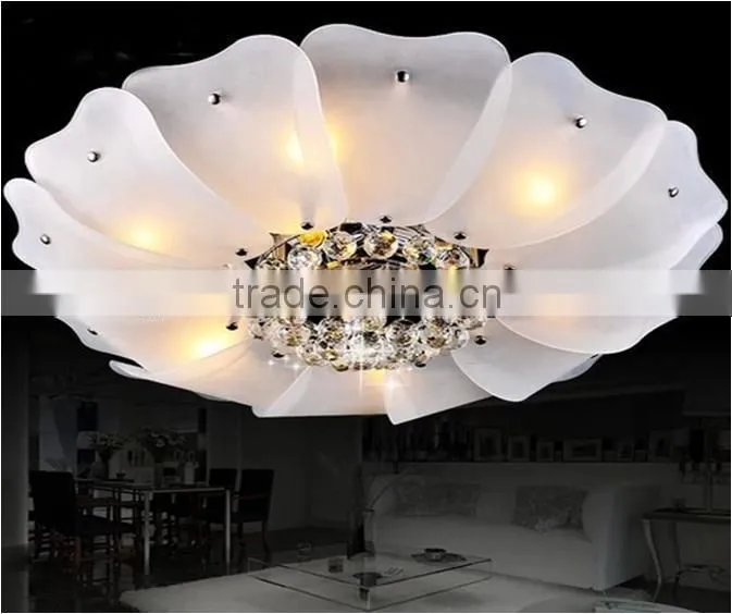 High quality LED strip light,indoor ceiling light ,square parchment light shade for bedroom