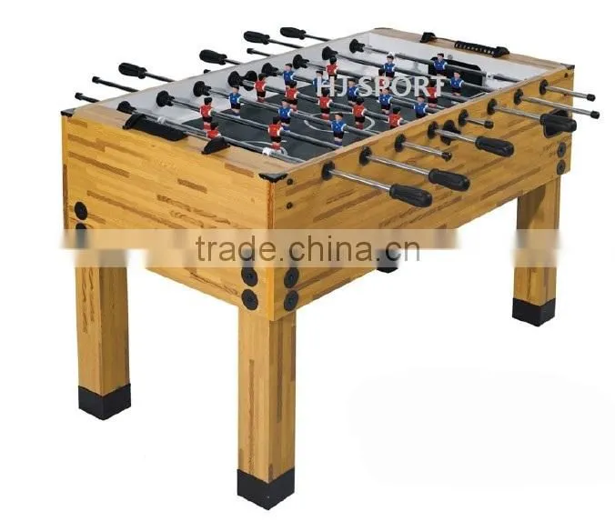 wholesale price indoor fussball table wooden kicker football table game with 8grips