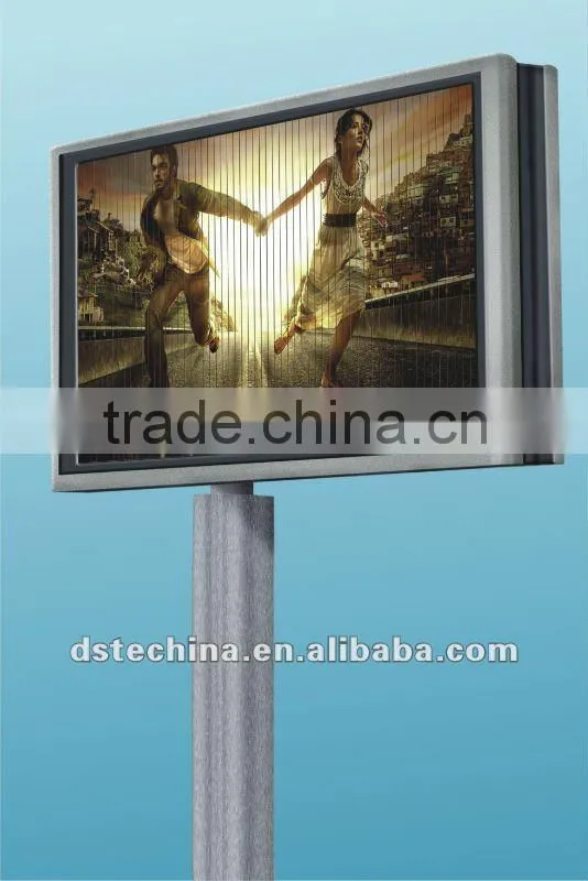 outdoor advertising trivision billboard
