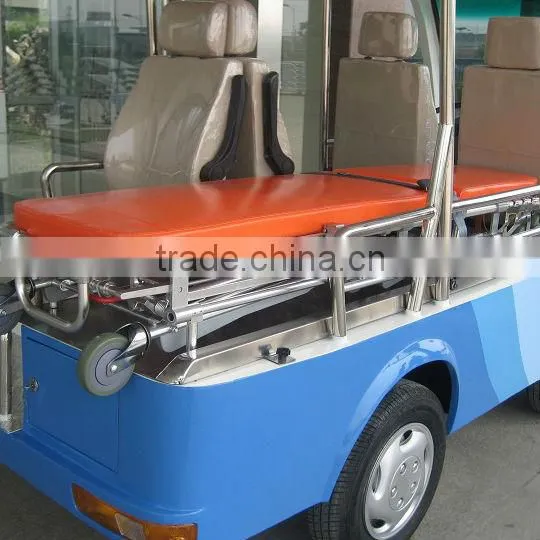 6 seats 48v 4.2kw electric ambulance