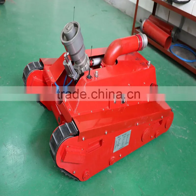 Remote control crawler-type fire extinguishing robot