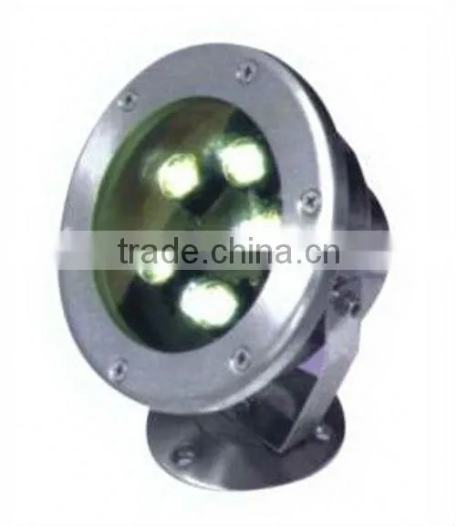 Led underwater light 6W/5W stainless steel12V/24V White Warm White RGB IP68 ce 2013