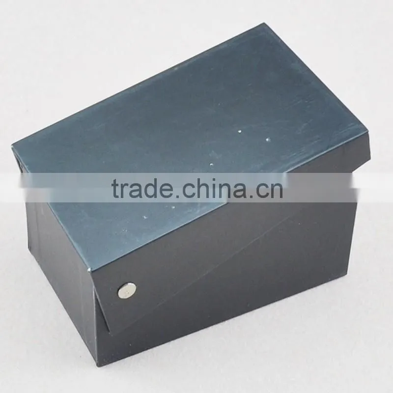 plain foldable black watch packaging gift box for wholesale