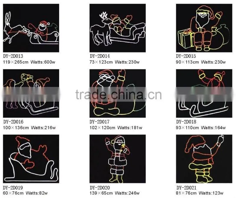 DONGYU santa claus led motif light