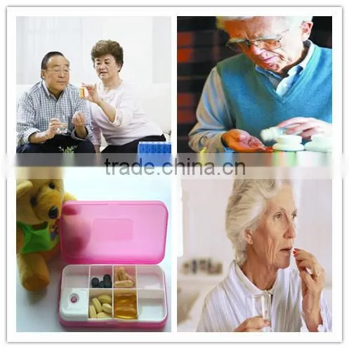 TX2092B Digital 7-Compartments Pill Box Timer withTime & Alarm , Pill Box Timer