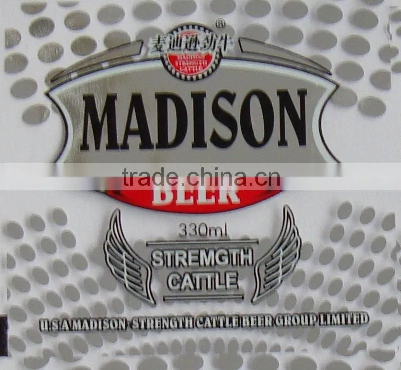 Transparent Wine Label with high quality