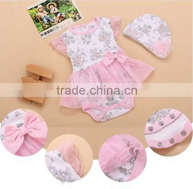 Summer baby girl 100% comfortable cotton cute dress