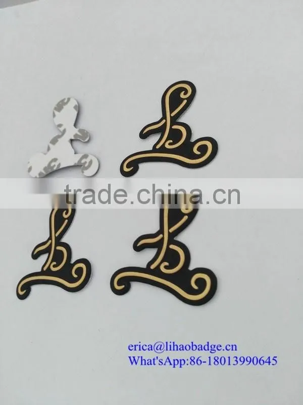 Custom plastic adhesive sticker logo