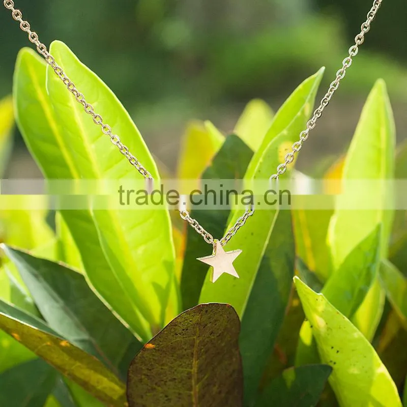 Stainless Steel 10mm Vintage Tiny Pentagram Star Charm