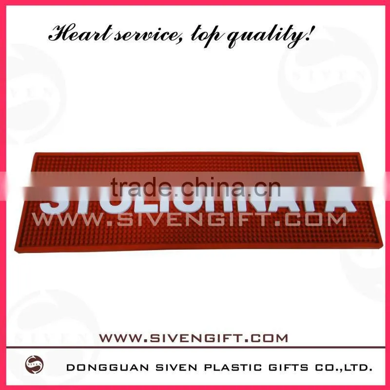OEM personalzed neoprene pvc bar mat