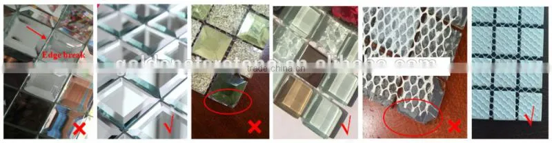 roman mosaic tile and ice crackle glass mosaic tile