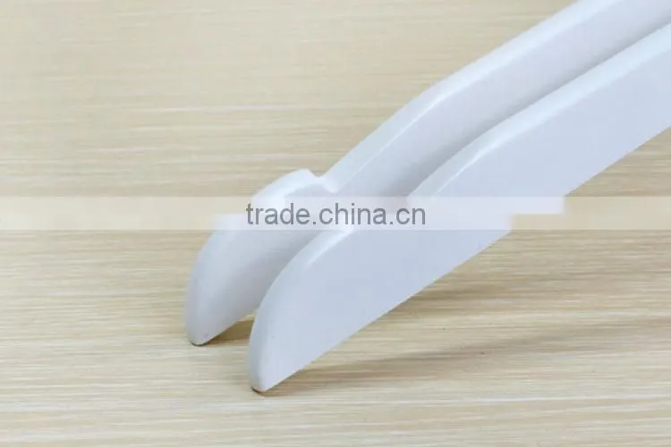 Best quality white wooden hangers wholesale