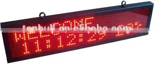 P10 green led moving message display board ,led scrolling bar sign,Programme led messag board