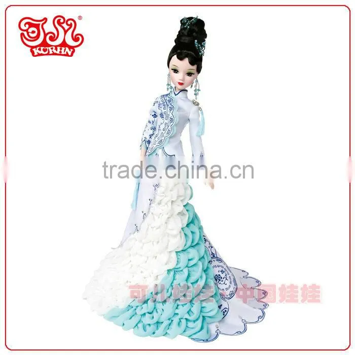 11'' or 11.5'' high end fashion Chinese lady doll gift