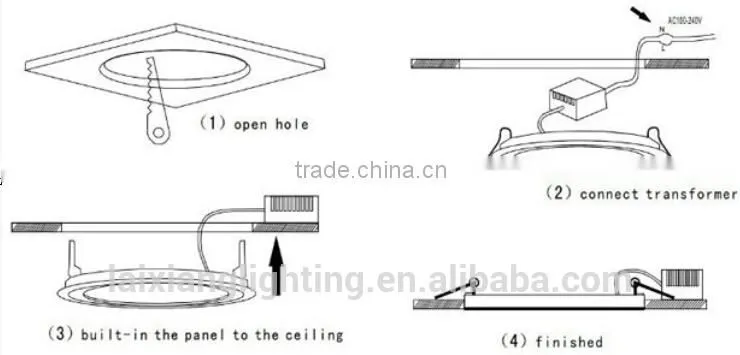 supplier in china Smart Hotel smd 6060 led panel light With Low MOQ