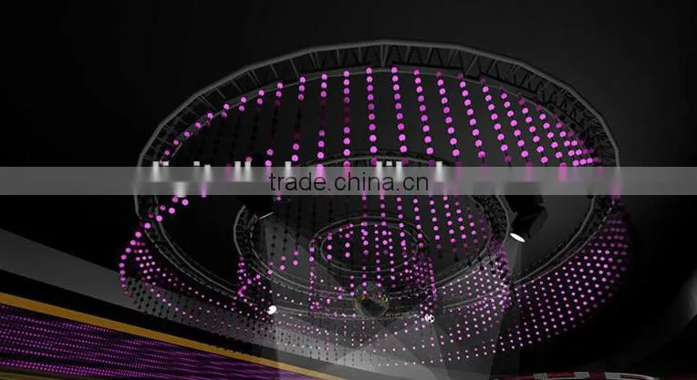 50mm 3D ball led nodes Full color DMX LED balll light