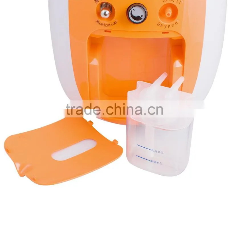 2L Portable Full Intelligent Home Oxygen Concentrator Generator with nebulizer work compact Silent
