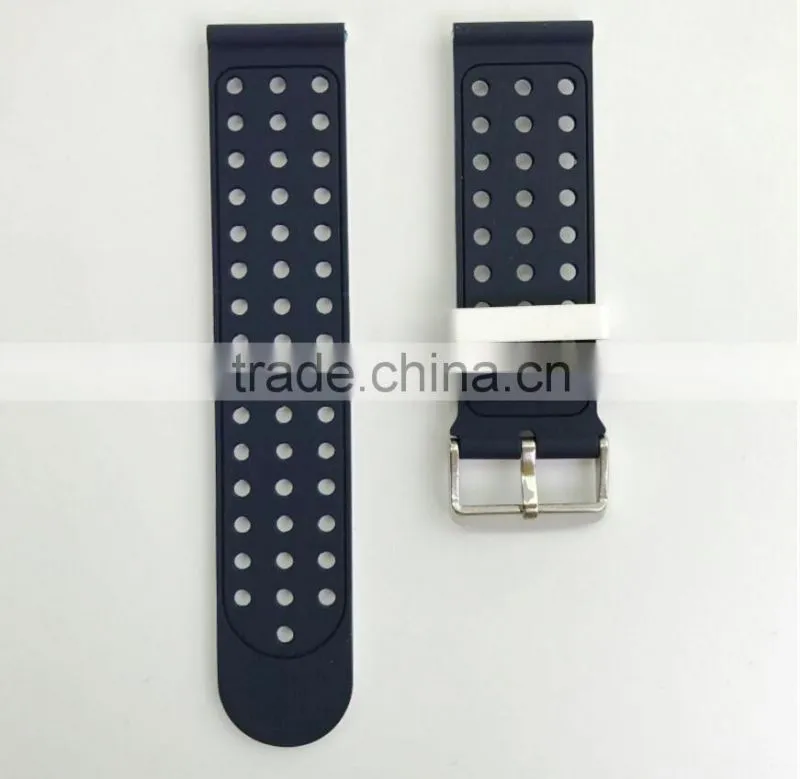 Double Color Men Women Sport Watchband Silicone Rubber Strap Watch Band For Samsung Gear S3 Replacement Watchbands